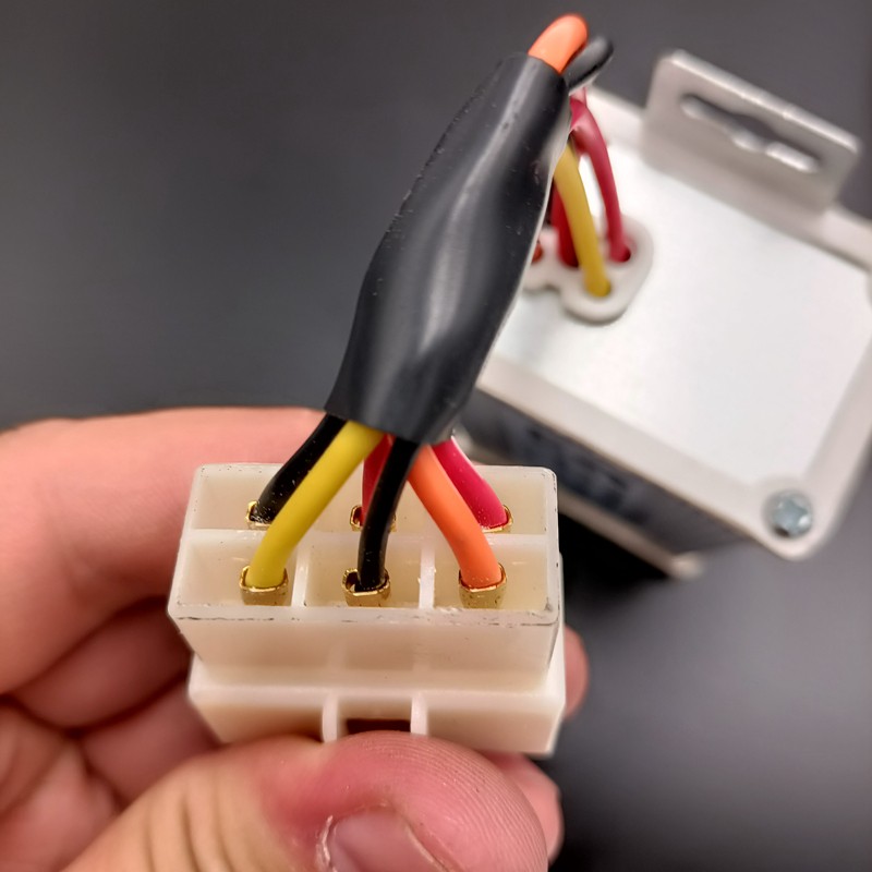 绿驹电动车转换器48-100V转12V10A直流电压转换器绿驹四6线转换器