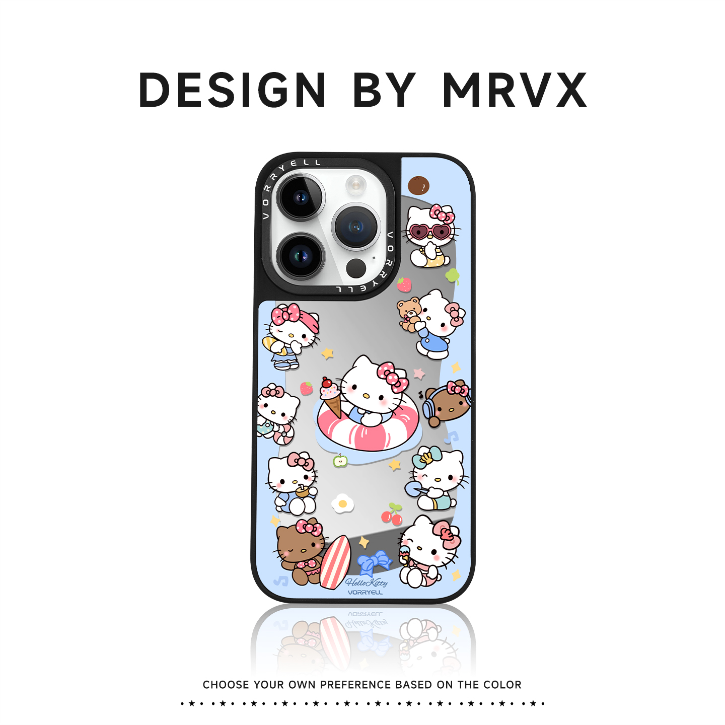 高颜值HelloKitty磁吸镜子手机壳