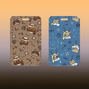 无畏契约瓦罗兰特学生滑盖卡套饭卡公交卡厂牌胸牌身份证件保定制