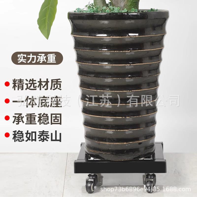 落地式移肉动花架室子内阳可台置物架带DLY轮架花盆托架植物多移