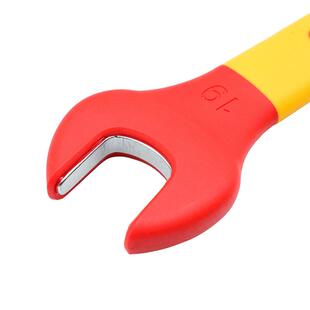 艾威350706博尔0压VDE认证绝缘耐高100V开口扳扳手呆扳手死口工具