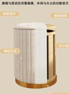 感妆凳凳木RKW子女子卧室梳梳妆台椅子轻奢可物实梳妆台凳储子