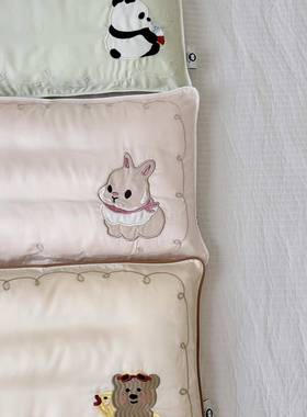 A类640支兰人HCS精天丝信封枕套幼园儿0x50单儿童0x60冰丝枕头套