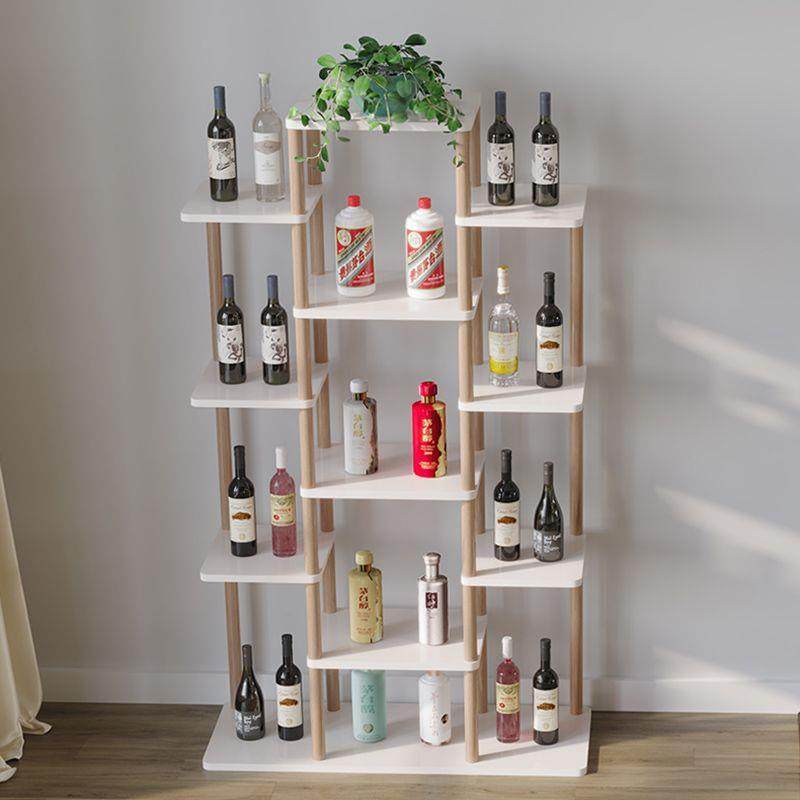 QWK代多层落地酒柜展示柜现简约架网红酒中柜式实木家用靠墙置物,住宅家具,酒柜,淘宝优惠券,粉丝福利购,淘宝优惠卷