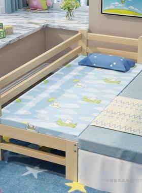 拼接床加宽宽床儿童床床拼护栏IOA床宝宝拼接大边床可DZ加拼接床