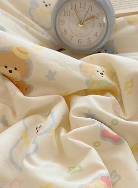 件025秋季纯棉四件套35676南通2家纺通床上用品卡全棉床单被罩三