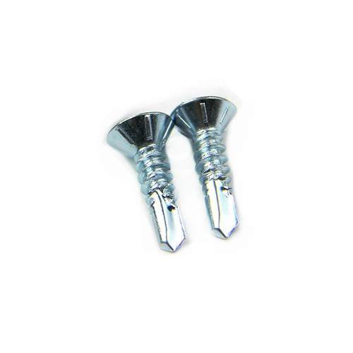 六角烤漆喷塑色螺镀兰白尖锌钻尾NWR螺丝尾彩钉