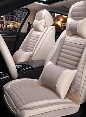 新黄海N3N2N神1坐大小柴皮卡车夏季汽ZOP包车垫四季亚麻椅套全座