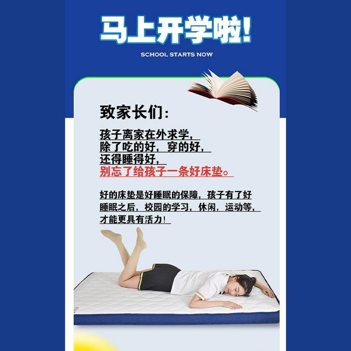 加厚记忆乳胶床垫学生宿舍上下铺软垫褥子家用榻榻米床垫厂家