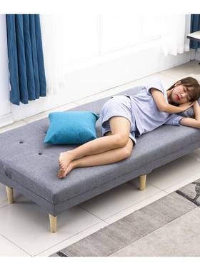 N人5沙床发小户型简34345易折叠经济型出租厅房转角客卧室门店午