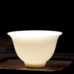 高档羊玉脂白瓷YXT茶具套家用办客厅公室会客整套功夫陶瓷茶具盖