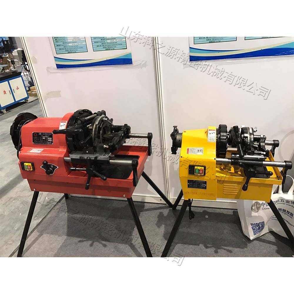 2寸-4寸电动套丝机管钢绞削螺纹套丝机自来攻水KRL外螺纹套管丝丝