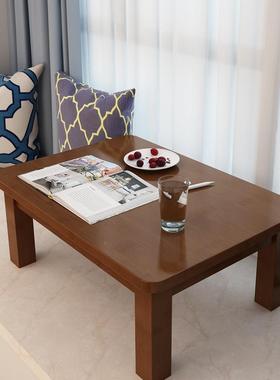 桌楠竹茶桌电脑业炕几长CZH方形榻榻米客实木小方作沙发边厅几写