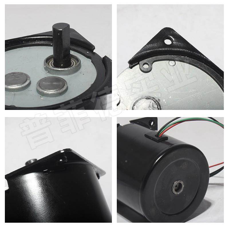 80KTYZ切机永磁交流同步纸减2速电机心偏STX轴20V可正反转60W5-50