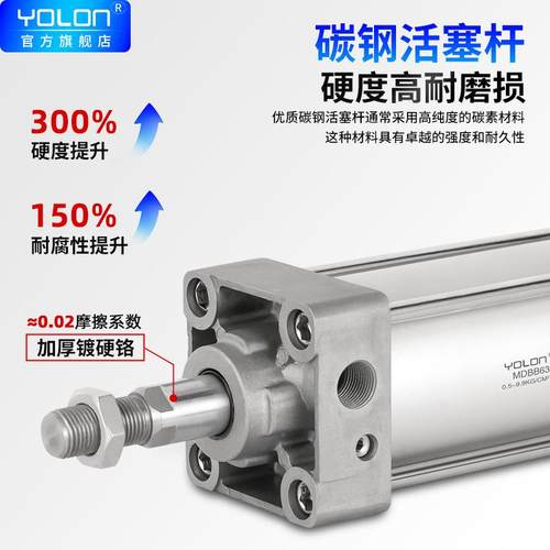 SMC型标准气缸大推力小型气动MDBXABB63X4X50X800100-175-00-5X00