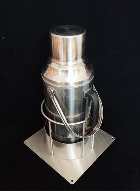 用车载家通用34不锈0钢暖壶固架53401热水瓶不用固定支托架防定倒