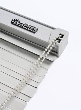 pvc百叶窗热遮阳百升降叶隔窗帘办公室家用遮厂光型百BHI叶遮光帘