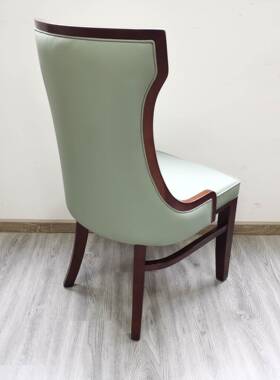 时尚韩式餐PU皮木餐椅51352椅家用餐厅餐椅酒店饭店实餐椅子