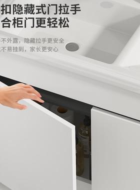 双盆大池洗18529水衣柜阳台带搓衣板卫台生槽间陶瓷水一体加深洗