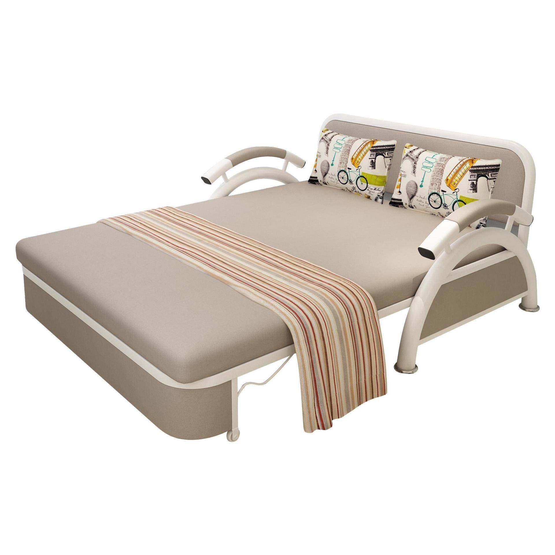 单人布卧艺小户型双人客能厅两用坐乳胶多功沙发可折叠米LXO色灰,住宅家具,沙发床,淘宝优惠券,粉丝福利购,淘宝优惠卷