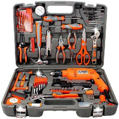 凯五金组17276手动装工具套维修套组合电钻电工工具套装家用工具