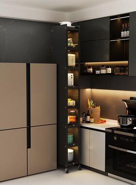 厨房超窄夹缝柜收纳柜宽20/325/0mc公分XX830324层落地多置物架冰