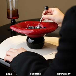 精高致水果盘客厅茶几颜果家值沥水篮高端用F99JM5T9轻奢好看摆件