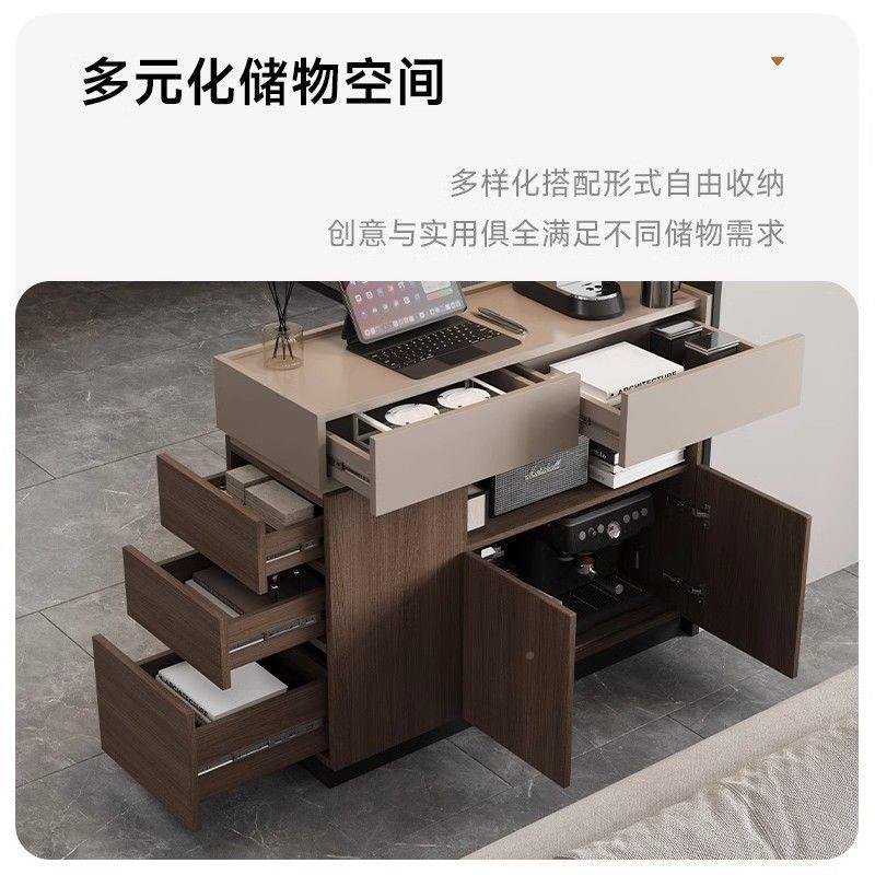 实木餐边柜意极简客式厅沙柜发储边柜隔断72943吧台柜门口物玄关