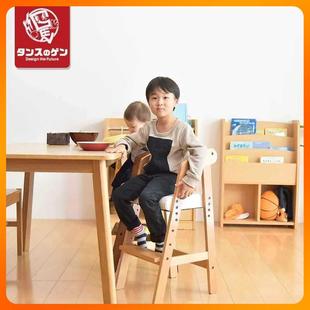 严选GEN榉木儿童木餐椅椅宝宝吃饭座椅家用实0055子儿椅学习餐桌