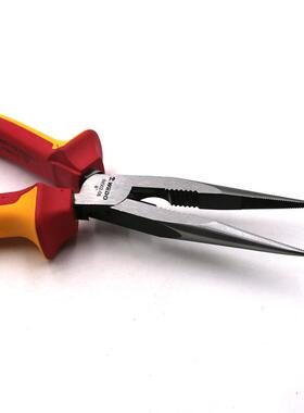 EDO维W度绝缘注塑工德式尖嘴钳咀IN502业级尖口OHT钳绝缘工具尖钳