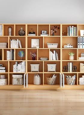 架落地置物体靠墙书柜书家用书架柜柜子储物一柜展示柜GFQ简易多