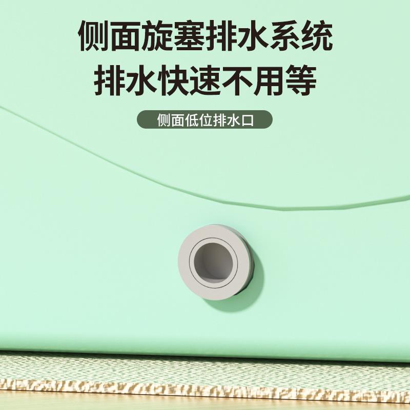 儿FYD缸童洗澡桶宝坐宝桶婴儿大号浴盆可小孩泡澡浴桶家用浴全身