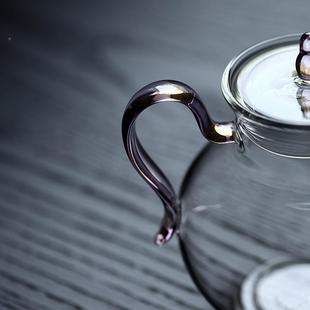 中式 2029茶围煮炉冲 仿宋泡茶壶壶玻滤璃执壶花茶壶高硼硅带过QS