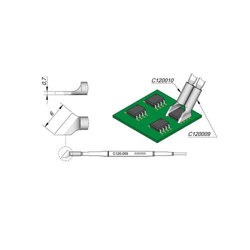 西班牙JC0C12009双6列烙BLP铁头右支,0BC120-009