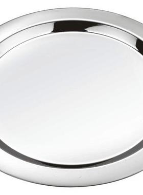 不锈钢方镜盘形长托盘椭圆形镜面盘沙拉托盘自水助西10000018餐方