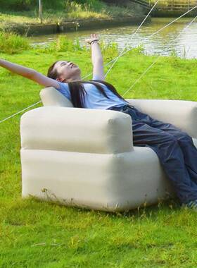 跨境双人折布套简充易清洗自动气户外露营沙RNQ露发营户外便携叠