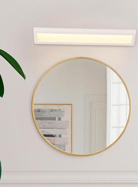 跨境直供白长色条镜前灯三色可光调光色孔灯具73724自带开关免打