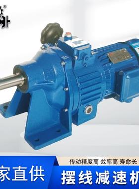 x线减速机双级电摆线机减速30kwbwed131摆线针86687摆轮减速机器