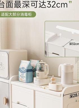 收纳宝宝用品置物柜架落地柜子多层衣柜一婴喂养台儿童储儿95107