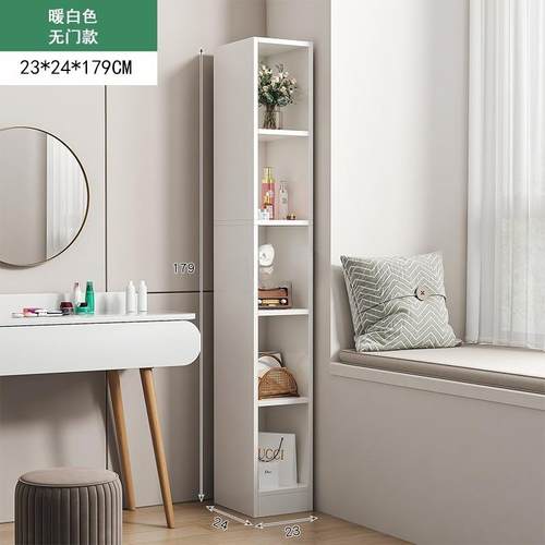 超物窄立柜落书架缝书柜82jd8aN6地矮柜卧夹室简易小型家用储物柜