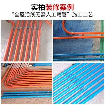 pvc普通PVC线管直通36分1mm塑料接线头4分20mm穿电管直接线套管配