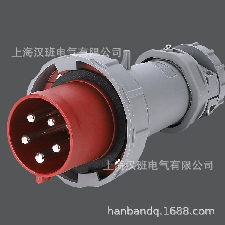 63A5孔公母对接工业插头