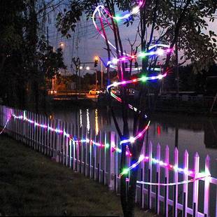 牌变色闪追光广烁告马灯防水防七彩公园MKF跑马亮化冻带跑马灯幻