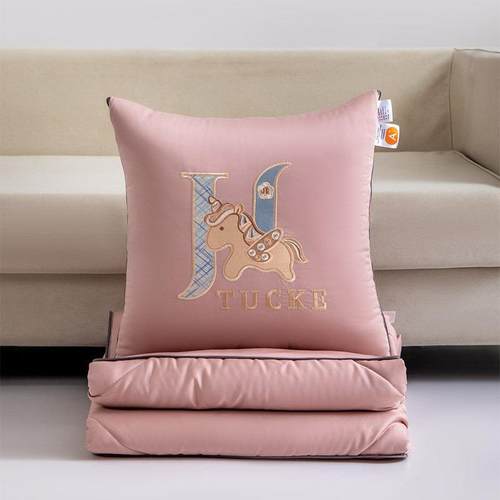 A类抱枕被两用通车载垫办公M-250906室午睡便二合一枕头被靠携四