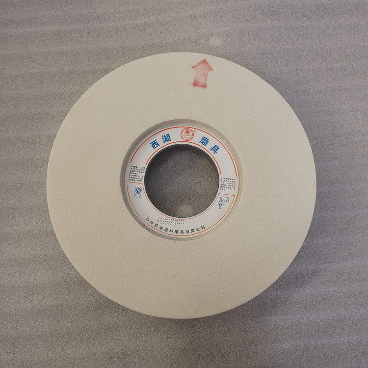 定白做刚玉单斜边带凹砂轮片450*80*127锋利耐磨砂轮磨不锈钢专用
