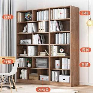 书柜架S043简约代客现带门自由组合多功能落地储物置物收书厅纳格