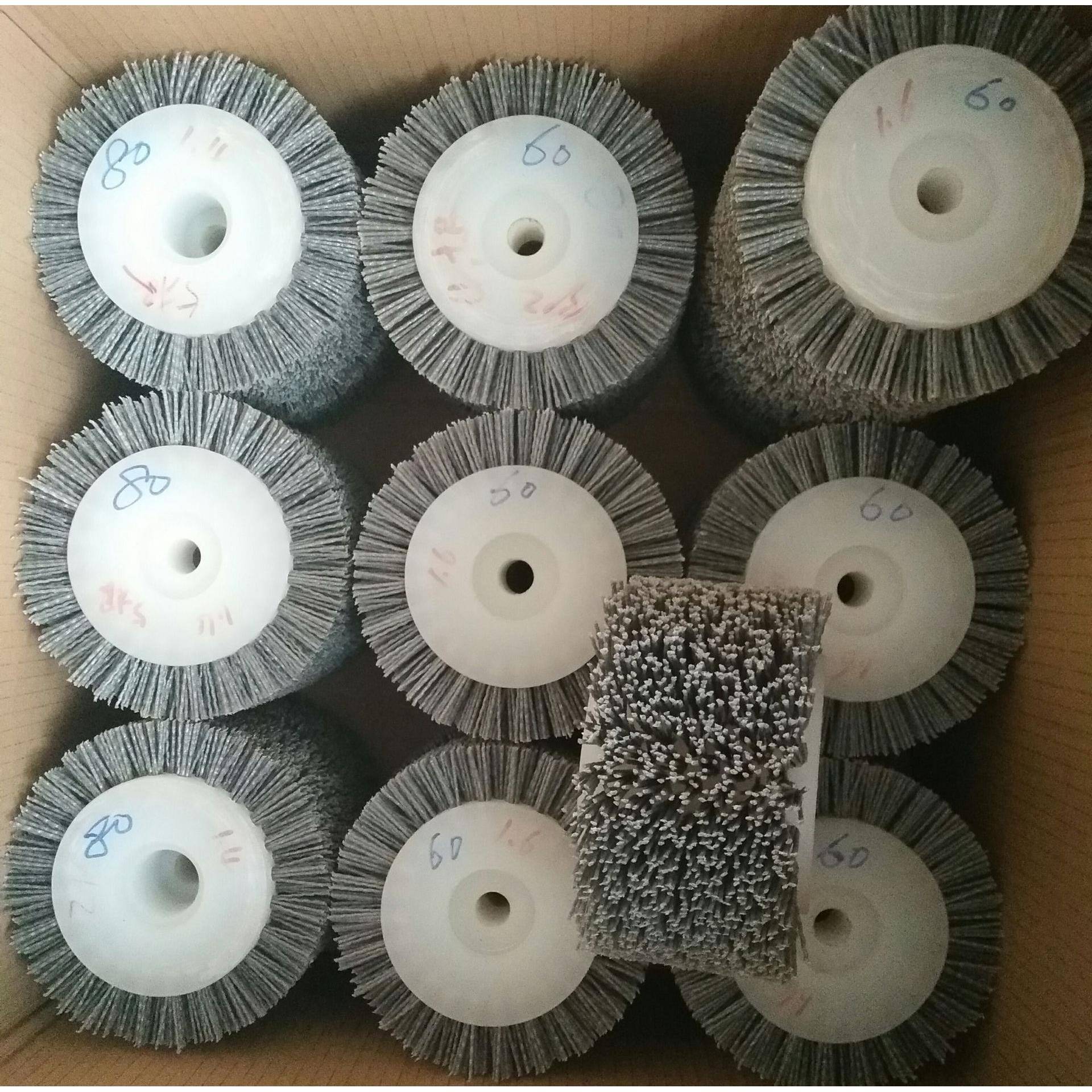 厂家磨03销售抛光拉丝磨料丝毛刷去辊工业毛刺料丝毛刷毛刷滚筒