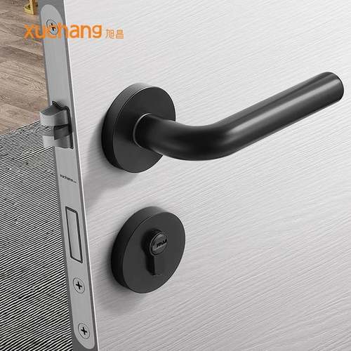 丝金色XC-96室静内卧室房门锁家房间木门把手锁具通用拉型分体用