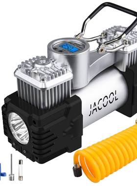 缸车OCJ载气泵12v便携式汽车用轮胎打高气泵充电动双压冲气泵加气