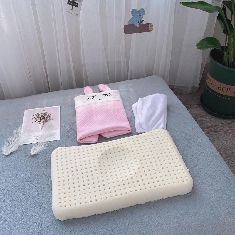 胶趣卡味定位通XZO婴儿乳枕头枕套0-3岁儿童枕芯